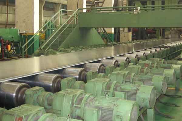 Aluminum platesheet hot rolling process production line