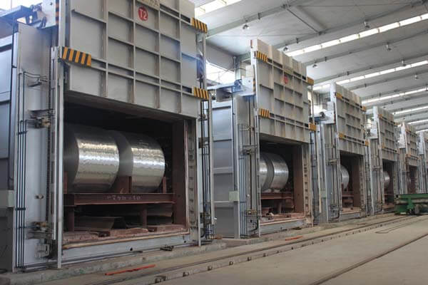 Annealing of aluminum coils is a common heat treatment process