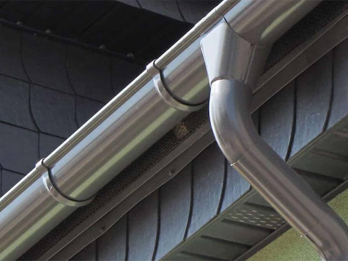 aluminium strip gutters