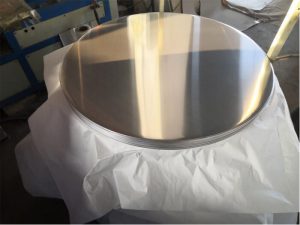 Lingkaran aluminium 1100 piring aluminium kanggo pan