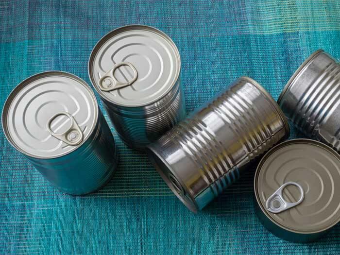 latas de aluminio para alimentos