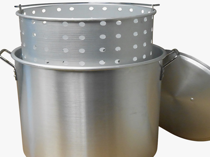 aluminium pot