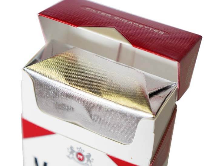 cigarette foil