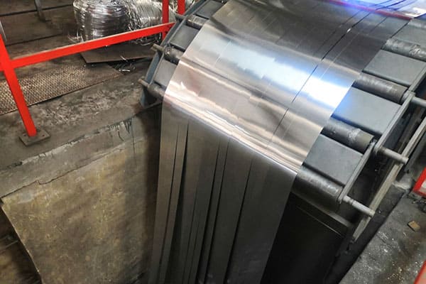 Produktion von Aluminiumstreifen