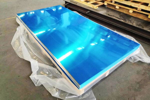 Huasheng 3003 aluminum sheet with bluefilm