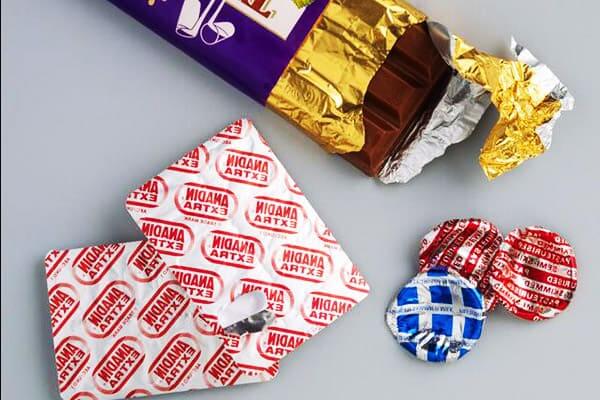Aluminiumfolie för chokladförpackningar
