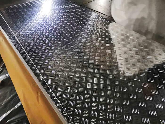 5754 Placa a cuadros de rodadura de aluminio
