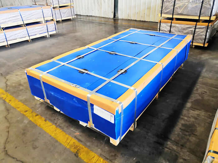 Huasheng 5754 H22-Aluminiumblech verpackt