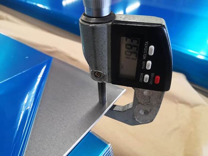 2mm 5A06 aluminum sheet Thickness test