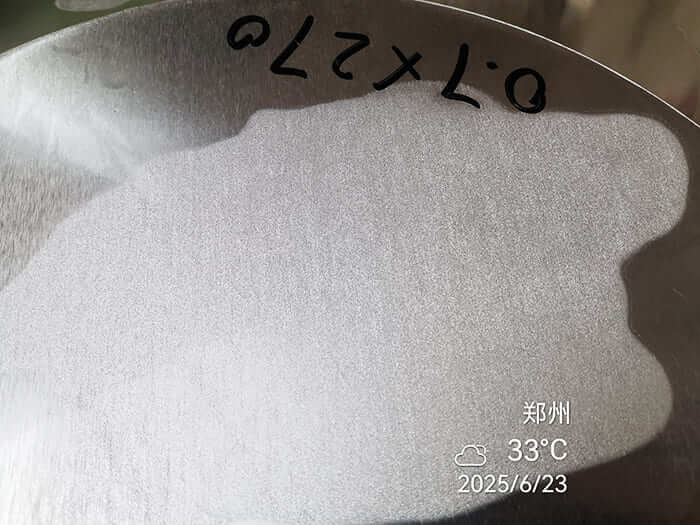 Uji Ukuran Butir Cakram Aluminium Huawei