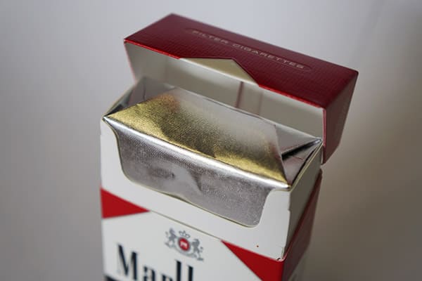 Packaged Cigarette Display